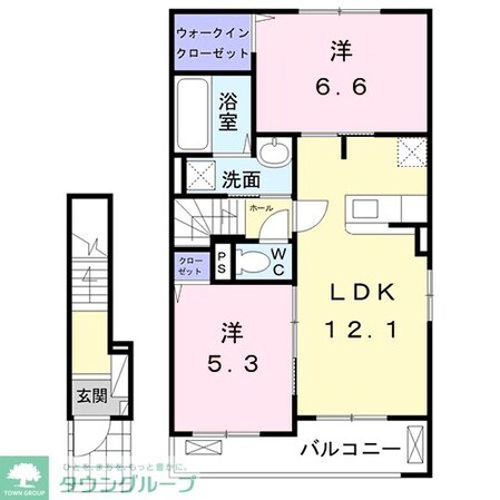 サテライトの物件間取画像